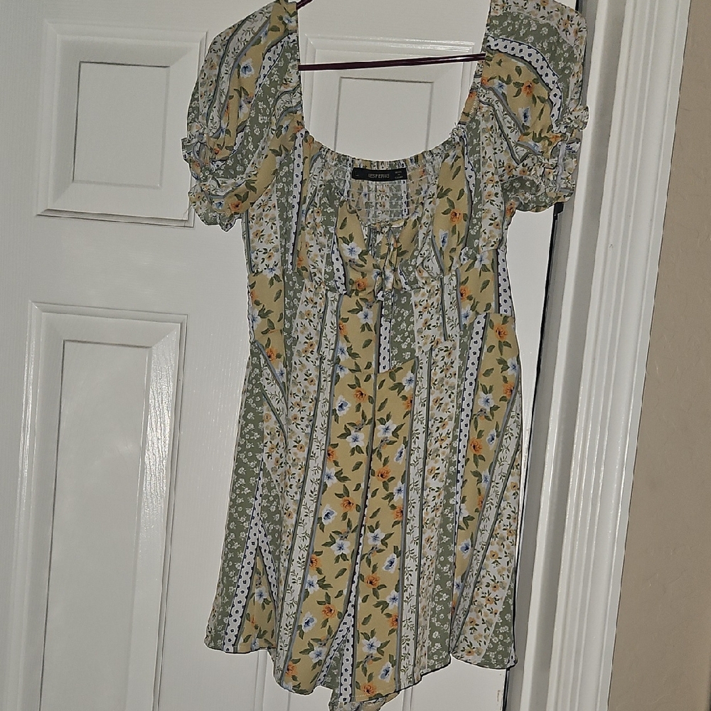 Floral Print Women's Romper
